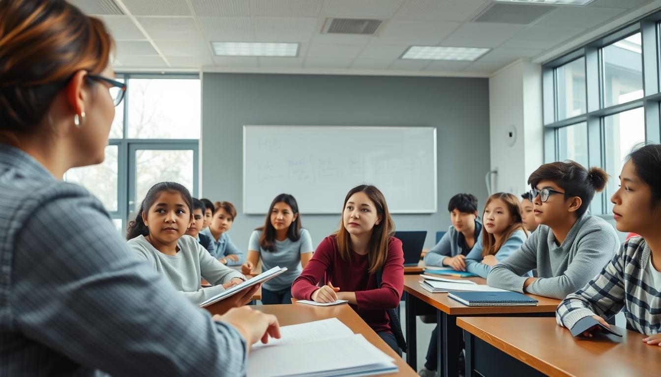 Student preparing for exams with study materials